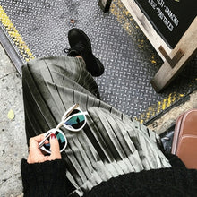 Load image into Gallery viewer, Chiffon Long Skirt Elegant Solid Color Skirt Summer Autumn Women's