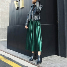 Load image into Gallery viewer, Chiffon Long Skirt Elegant Solid Color Skirt Summer Autumn Women's