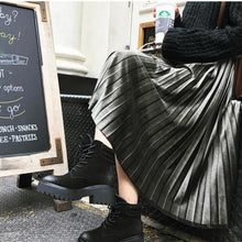 Load image into Gallery viewer, Chiffon Long Skirt Elegant Solid Color Skirt Summer Autumn Women's