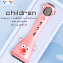 Load image into Gallery viewer, Children Microphone Bluetooth Karaoke Wireless microfono reverb