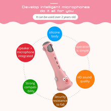 Load image into Gallery viewer, Children Microphone Bluetooth Karaoke Wireless microfono reverb