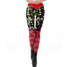 Load image into Gallery viewer, Christmas Leggings Women Sexy High Waist Skinny Leggins Fitness