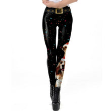 Load image into Gallery viewer, Christmas Leggings Women Sexy High Waist Skinny Leggins Fitness