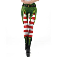Load image into Gallery viewer, Christmas Leggings Women Sexy High Waist Skinny Leggins Fitness