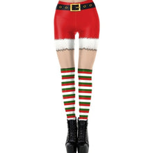 Load image into Gallery viewer, Christmas Leggings Women Sexy High Waist Skinny Leggins Fitness