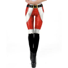Load image into Gallery viewer, Christmas Leggings Women Sexy High Waist Skinny Leggins Fitness