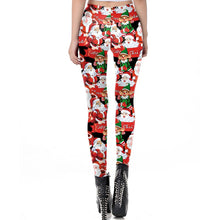 Load image into Gallery viewer, Christmas Leggings Women Sexy High Waist Skinny Leggins Fitness
