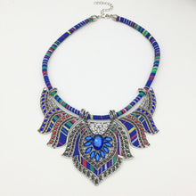 Load image into Gallery viewer, Chunky Bib Statement Torque Choker Bohemia Indian African Egypt Tribal