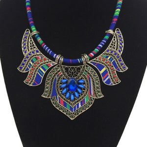 Chunky Bib Statement Torque Choker Bohemia Indian African Egypt Tribal