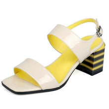 Load image into Gallery viewer, Classic Design Women Sandals Summer Mixed Colors Genuine Leather - Sophornlilly