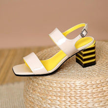 Load image into Gallery viewer, Classic Design Women Sandals Summer Mixed Colors Genuine Leather - Sophornlilly