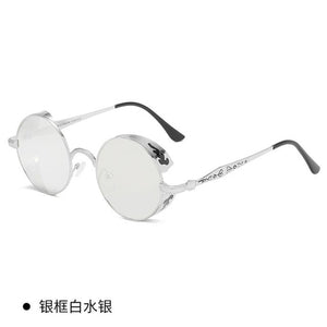 Classic Steampunk Sunglasses Gothic Men And Women Retro Round Glasses