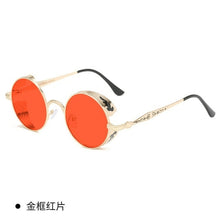 Load image into Gallery viewer, Classic Steampunk Sunglasses Gothic Men And Women Retro Round Glasses