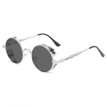 Load image into Gallery viewer, Classic Steampunk Sunglasses Gothic Men And Women Retro Round Glasses