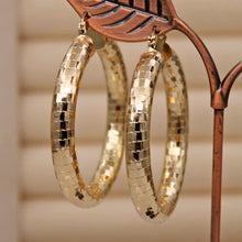 Load image into Gallery viewer, Classic Trendy Eardrop Round Gold Earring Hoop Earrings