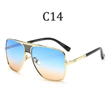Load image into Gallery viewer, Classic luxury Brand Square men's designer Large frame pilot