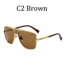 Load image into Gallery viewer, Classic luxury Brand Square men's designer Large frame pilot