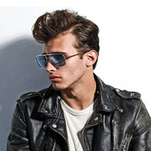 Load image into Gallery viewer, Classic luxury Brand Square men's designer Large frame pilot