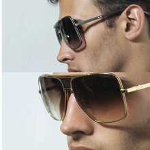 Load image into Gallery viewer, Classic luxury Brand Square men's designer Large frame pilot