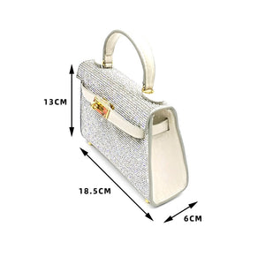 Classical SMALL good quality women evening party diamond shoulder bag