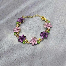 Load image into Gallery viewer, bracelet vintage jewelry gold plated hollow flower female - Sophornlilly