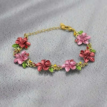 Load image into Gallery viewer, bracelet vintage jewelry gold plated hollow flower female - Sophornlilly