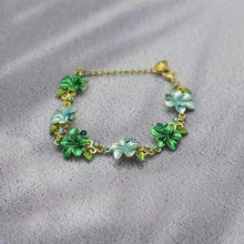 Load image into Gallery viewer, bracelet vintage jewelry gold plated hollow flower female - Sophornlilly