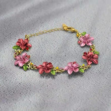 Load image into Gallery viewer, bracelet vintage jewelry gold plated hollow flower female - Sophornlilly