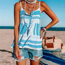 Load image into Gallery viewer, Clothing Summer Women Color Printing Chiffon Beach Striped - Sophornlilly