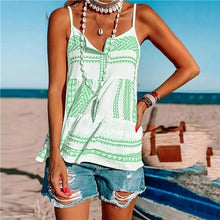 Load image into Gallery viewer, Clothing Summer Women Color Printing Chiffon Beach Striped - Sophornlilly