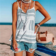 Load image into Gallery viewer, Clothing Summer Women Color Printing Chiffon Beach Striped - Sophornlilly