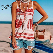 Load image into Gallery viewer, Clothing Summer Women Color Printing Chiffon Beach Striped - Sophornlilly