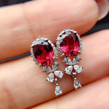 Load image into Gallery viewer, CoLife Jewelry 925 Silver Garnet Jewelry for Party 6mm*8mm Natural - Sophornlilly