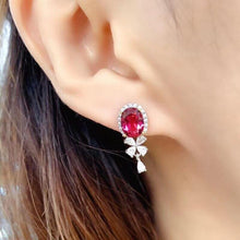 Load image into Gallery viewer, CoLife Jewelry 925 Silver Garnet Jewelry for Party 6mm*8mm Natural - Sophornlilly
