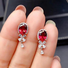 Load image into Gallery viewer, CoLife Jewelry 925 Silver Garnet Jewelry for Party 6mm*8mm Natural - Sophornlilly
