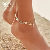 Coffee bean modeling Anklet pure silver micro inlaid zircon