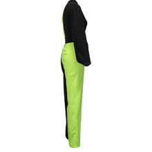 Load image into Gallery viewer, Color Block Splicing Rompers Womens Jumpsuit Elegnant Long Sleeve - Sophornlilly