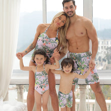 Load image into Gallery viewer, Colorful Flower Family Matching Children Swimsuits Summer Beach