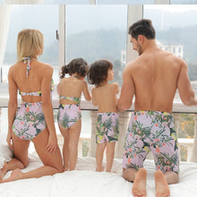 Load image into Gallery viewer, Colorful Flower Family Matching Children Swimsuits Summer Beach
