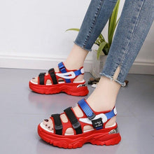 Load image into Gallery viewer, Colorful Women Sandals New Design Women's Chunky Sandals Beach - Sophornlilly