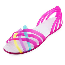 Load image into Gallery viewer, Flat Jelly Sandals