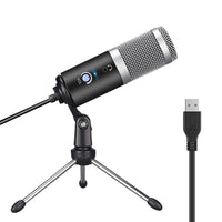 Condenser Microphone Usb Computer Microphone For Youtube Podcast