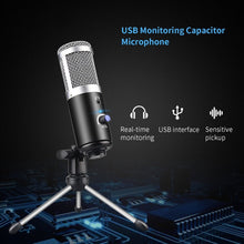 Load image into Gallery viewer, Condenser Microphone Usb Computer Microphone For Youtube Podcast