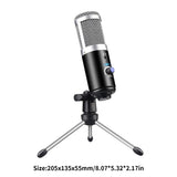 Condenser Microphone Usb Computer Microphone For Youtube Podcast