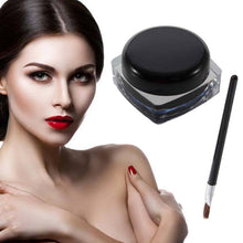 Load image into Gallery viewer, Cosmetics Black Color Eyeliner Gel With Brush Easy To Wear Make Up