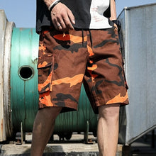 Load image into Gallery viewer, Cotton Shorts Men Summer Fashion Shorts Multi Pockets Bermudas Male