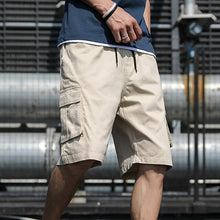 Load image into Gallery viewer, Cotton Shorts Men Summer Fashion Shorts Multi Pockets Bermudas Male