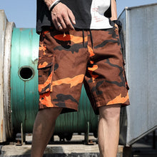 Load image into Gallery viewer, Cotton Shorts Men Summer Fashion Shorts Multi Pockets Bermudas Male