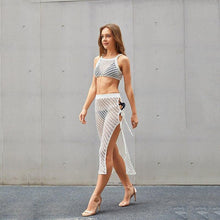 Load image into Gallery viewer, Covered Women Summer Beach Fashion Swim Dress Long For Cover Up - Sophornlilly