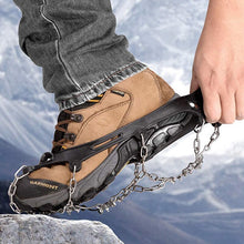 Load image into Gallery viewer, Crampons Non slip Stainless Shoelace Traction Snow Boots Shoes Non